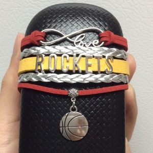 Houston Rockets NBA bracelet Basketball Fans